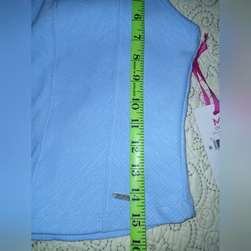 Justice Blue Base Layer Tank Size 10